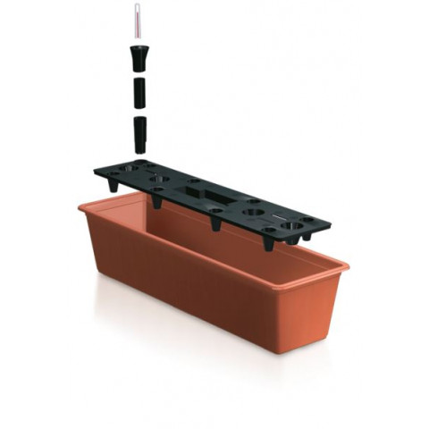 Samozavlažovací truhlík - Agro 60 cm terakota